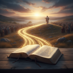 Jesus unlocking the bible